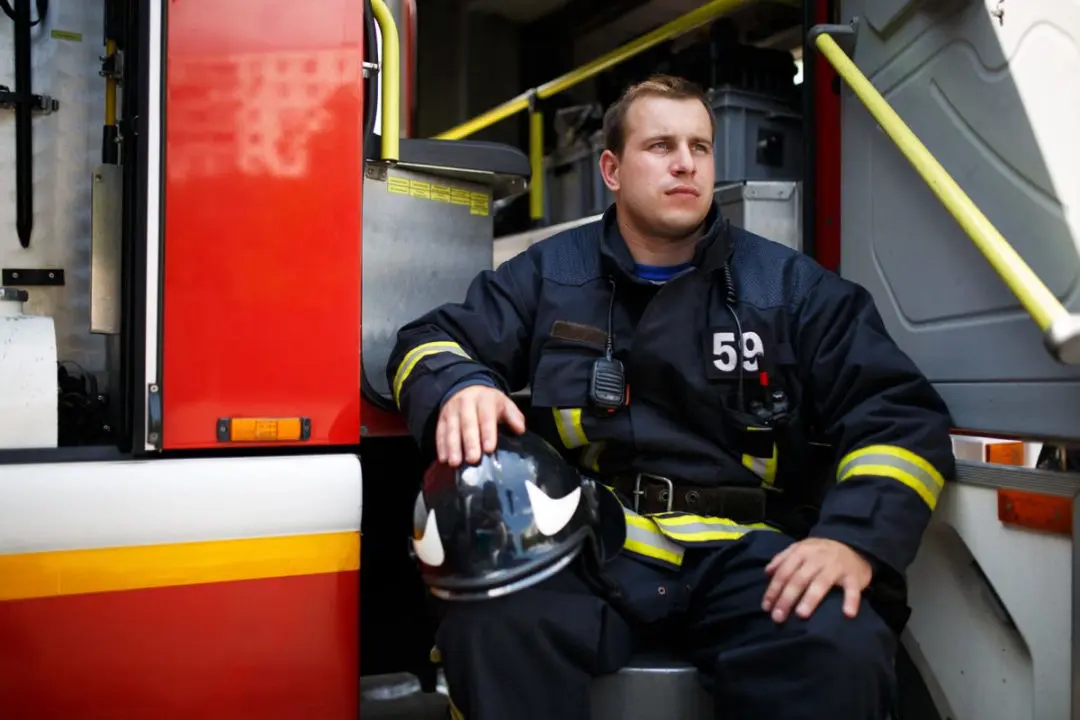 volunteer firefighters station boss